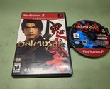 Onimusha Warlords [Greatest Hits] Sony PlayStation 2 Disk and Case - $5.49