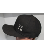 New Era 100% Polyester Black TA/FB Baseball Cap Hat One Size Adjustable ... - $9.99
