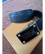 Louis Vuitton LV Ceinture Inventeur Leather Gold Damier Graphite 50/125 ... - $3,561.85 MXN