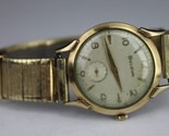 Vintage Bulova Mens watch 10K GOLD rgp 1/20th 12K GOLD trim L8 1950&#39;s WO... - £143.87 GBP