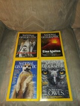 4 2002 National Geographic Magazines Lot Jan Feb Sept Dec Issues Free Shipping - £14.18 GBP