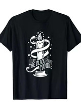 Men&#39;s Halloween T-Shirt | &quot;I Lit The Black Flame Candle&quot; Graphic | Casua... - $9.61+
