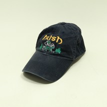 Notre Dame Fighting Irish Navy Size S/M Retro Leprechaun Adjustable Hat - £9.35 GBP