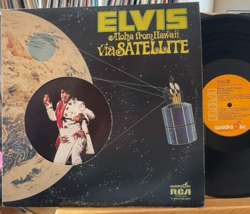 Elvis Presley Aloha from Hawaii via Satellite Vinyl 2 LP RCA CPD2-2642 Quad - £11.90 GBP