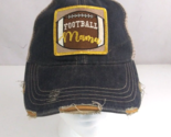 Football Mama Women&#39;s Floral Distressed Patch Snapback Baseball Cap - £11.68 GBP