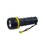 Dorcy 1D LED Rubber Value Flashlight, Black (41-2965) - $391.52 MXN