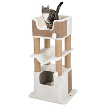 TRIXIE Cat Scratching Post Lucano XXL White and Taupe - £203.28 GBP