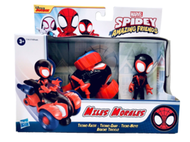 Hasbro Disney Junior Marvel Spidey Amazing Friends Miles Morales Techno Racer - £19.94 GBP