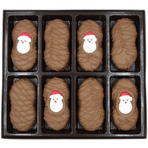 Philadelphia Candies Christmas Santa Claus Milk Chocolate Nutter Butter Cookies - £12.42 GBP