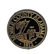 Mobile County Alabama City State Plastic Tourism Souvenir Lapel Hat Pin ... - £4.75 GBP