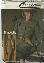 Simplicity 6580 Sewing Pattern Misses Lined Suit Size 10  - $8.79