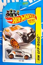 Hot Wheels New For 2014 Road Rally Series #110 Fast 4WD White w/ 10SPs - $2.50