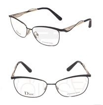 Christian Dior CD3783 Audacieuse Matte Black Silver 55mm Optical Eyeglasses - £207.85 GBP