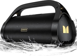 Monster Adventurer Max Boombox Bluetooth Speaker, Ipx7 Waterproof, Gold. - £228.57 GBP