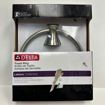 Delta Lahara Wall Mount Round Closed Towel Ring Bath Stainless Steel New - £14.11 GBP