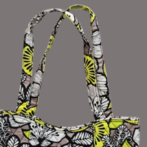 Vera Bradley Curvy Tote Citron Black Citrus White Gray - $49.49