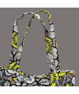 Vera Bradley Curvy Tote Citron Black Citrus White Gray - $67.90 CAD