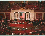 President at Joint Session of Congress Washington DC UNP Chrome Postcard... - $6.88