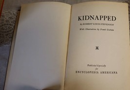 Vintage hardcover Kidnapped by Robert Louis Stevenson 1925 John Winston ... - £15.94 GBP
