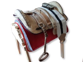 Horse Riding Equipment. Equestrian Set. Treeless Horse Saddle + Bridle And Reins - £369.63 GBP