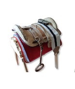 Horse Riding Equipment. Equestrian Set. Treeless Horse Saddle + Bridle A... - $469.90