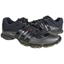Adidas Powerband S Golf Shoes Mens Size 10.5 Black Adiwear EVG-791003 Soft Spike - £44.05 GBP