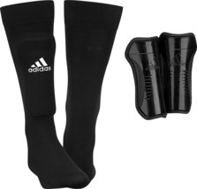 adidas Unisex-Child Performance Youth Sock Shin Guards, Black/Core White, Large - £25.49 GBP