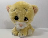 Applause Katrina Kitty 1982 plush vintage cat baby lion cub yellow sad e... - $29.69