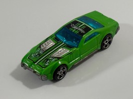 Hot Wheels CCM Country Club Muscle Car Toy Green Loose 1:64 Blue Tinted ... - $3.07