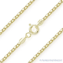 1.8mm Coreana Link Sterling Silver 14k Yellow Gold-Plated Mirror Chain Necklace - £20.77 GBP+