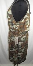J For Justify Camouflage Print Sleeveless Dress, Zip Neckline, Plus Size 3X - £15.74 GBP