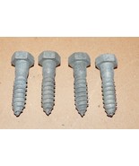 5/8&quot; x 2 1/2&quot; Hex Head Lag Screw Bolts Galvanized You Choose Amount USA ... - £4.63 GBP