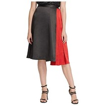 MSRP $99 DKNY Womens Black Color Block Midi A-Line Skirt Size 4 - £14.40 GBP