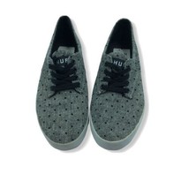 Grey Huff Shoes With Black Polka Dots Comfortable Sneakers Women&#39;s Size 5 - £7.18 GBP