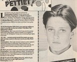 Christopher Pettiet teen magazine pinup clipping teen idols pix movie st... - £1.99 GBP