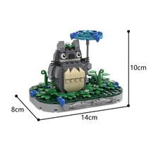 CS Totoro Figure Building Blocks Toys Cartoon Anime Model Building Set 261 Piece - £37.92 GBP