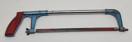 Vintage Hack Saw Tool Pat 180271 USA Steel hacksaw Woodworking Rare Retro  - £26.52 GBP