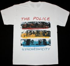 Vintage The Police Music 83s Concert Cotton White S-4XL Men Women Shirt AA1440 - £11.80 GBP+