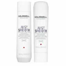 Goldwell Dualsenses Just Smooth Taming Shampoo&amp;Conditioner 300ml -SET NEW! FRESH - £27.68 GBP