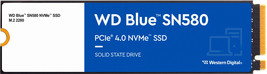 WD - Blue SN580 2TB Internal SSD PCIe Gen 4 x4 NVMe - $179.54