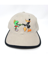 Vintage Marvin the Martian Daffy Duck Looney Tunes Snap Back Hat Warner ... - £19.30 GBP