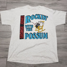 George Jones Rockin With The Possum T-shirt Tee Men White S-5XL TE049 - £11.18 GBP+