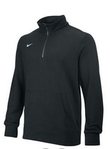 Nike Men&#39;s Shirt Premier 1/2 Zip Mock Neck Training Fleece Large Black o... - £17.37 GBP