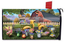 Flower Barn Spring Magnetic Mailbox Cover Standard - £28.73 GBP