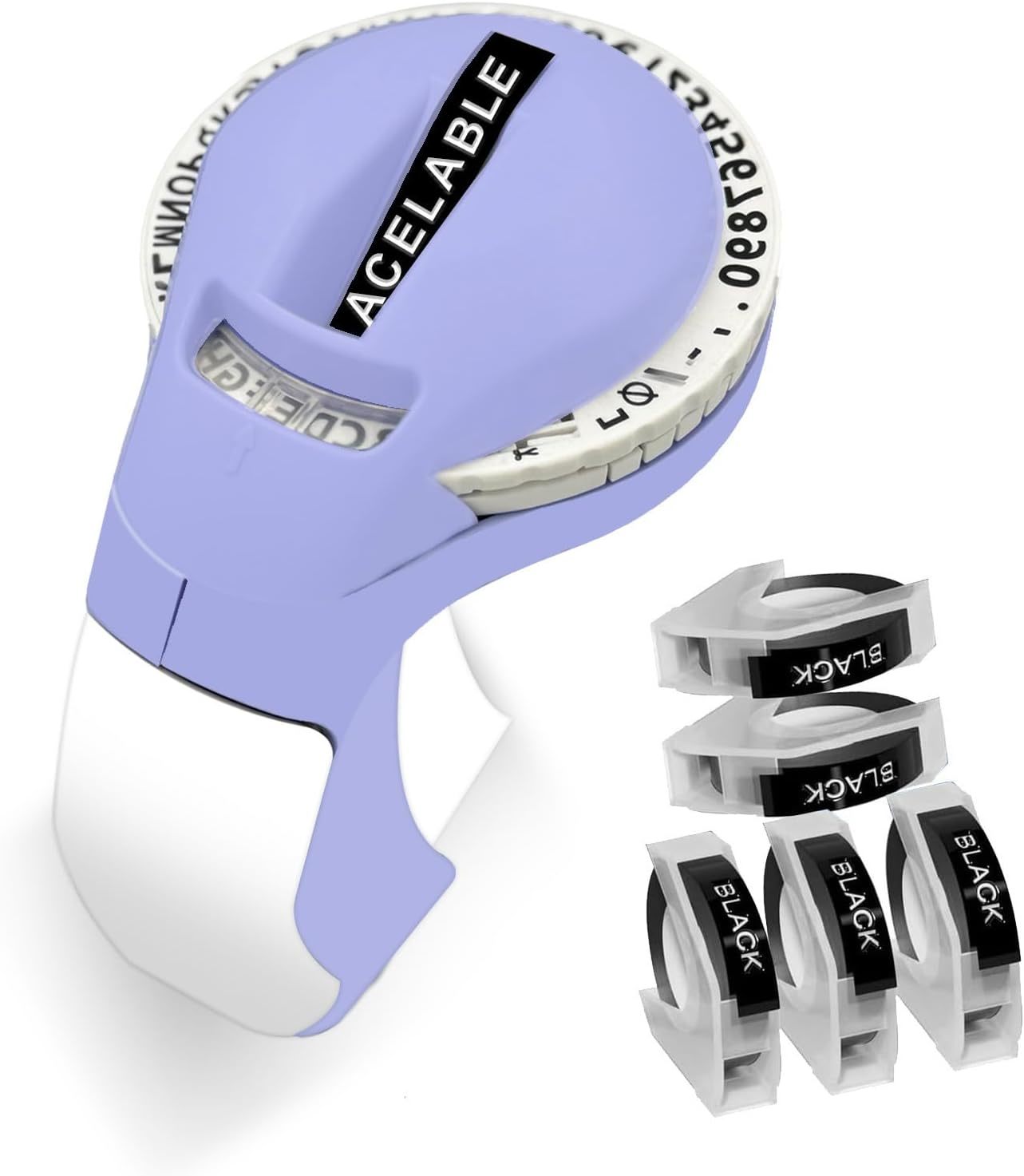 Embossing Label Maker With 5 Label Tapes, Vintage Retro Embossed, Diy &amp; ... - $38.99