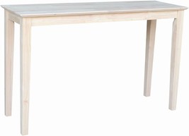 Shaker Sofa Table By International Concepts, Unfinished - $171.97