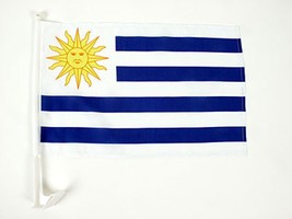 One Dozen Uruguay Single-Sided Car Flag - £23.96 GBP