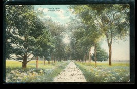 Vintage Travel Postcard Lovers Lane Moberly Missouri 1910 Cancel - £9.92 GBP