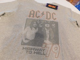 AC/DC Ladies Women&#39;s Short Sleeve Band T Shirt Top Size XXL 2xl Grey Heather NWT - £16.18 GBP