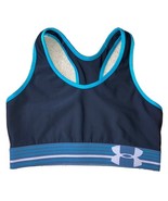 Under Armour Sports Bra Sz XS Black Blue Racerback Athletic Running Bra ... - €10,37 EUR
